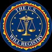 The U.S. Will Registry Seal