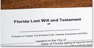 Florida Last Will and Testament