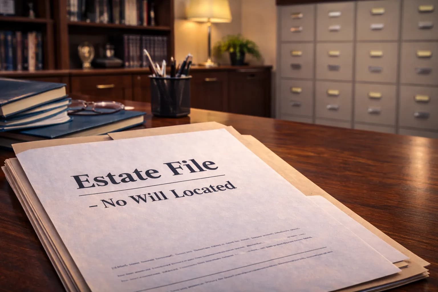 Inheritance without a will occurs when an estate is classified as intestate under state law.