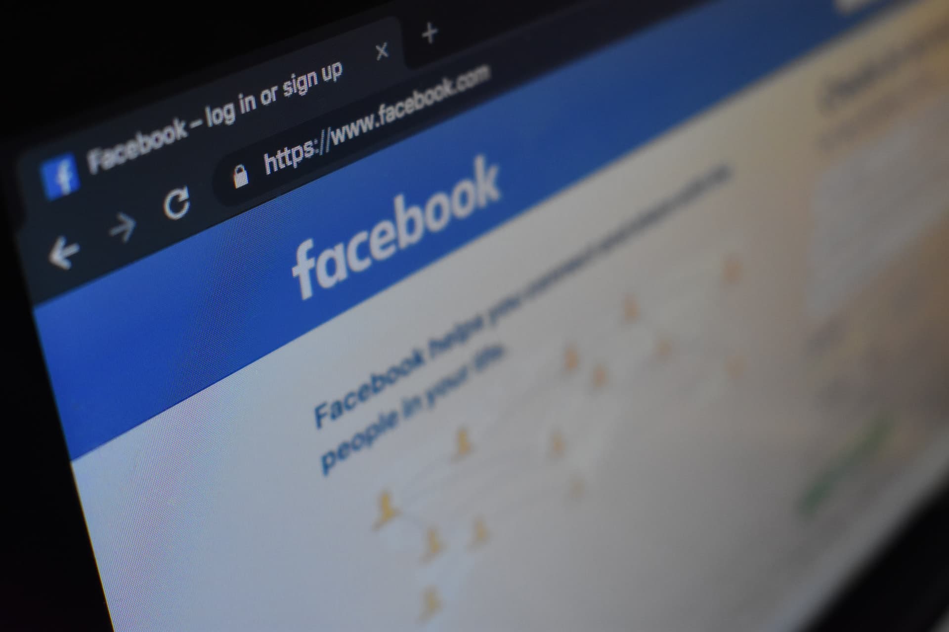digital assets picture of a facebook account, symbolizing digital assets