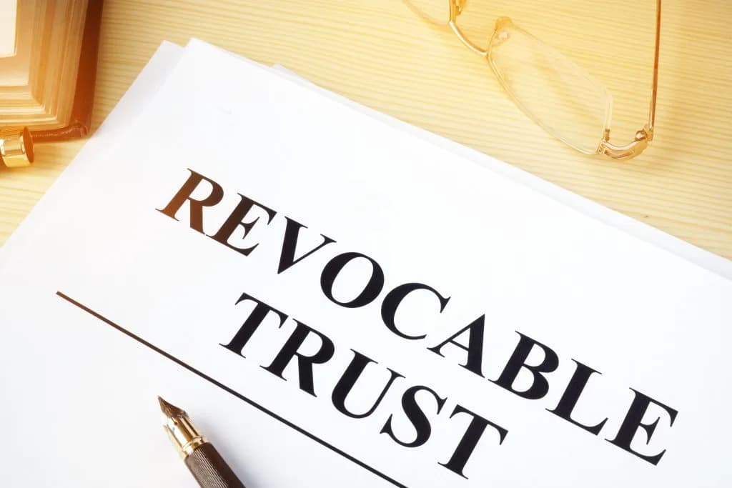 Cover-Page-to-a-Revocable-Trust Document showing a revocable trust