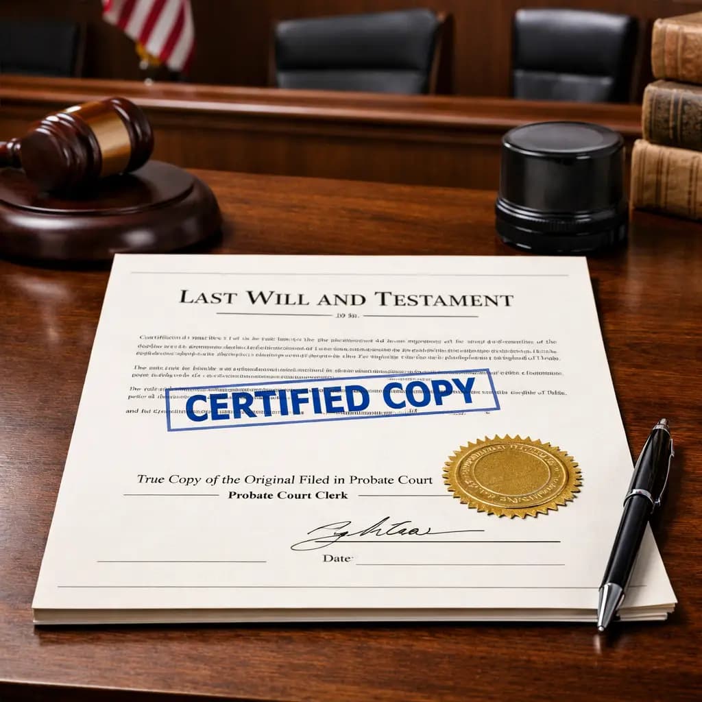 How to get a Certified Copy of a Will How to get a certified copy of a will with official court seal on document