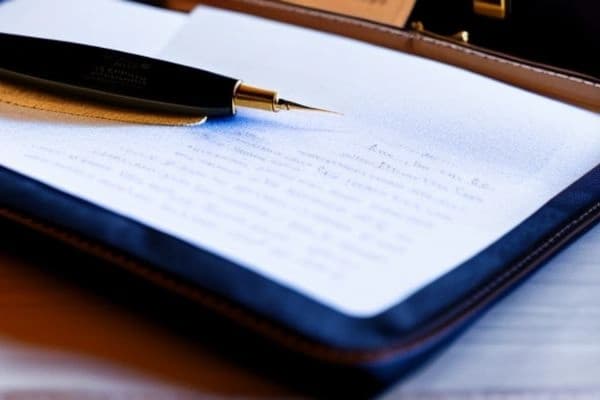 What-Is-A-Last-Will-And-Testament A Basic Last Will And Testament with a pen