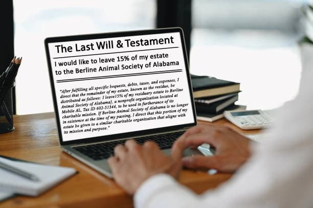 The Impact of a Legacy Program Woman using a nonprofit legacy program to create her will