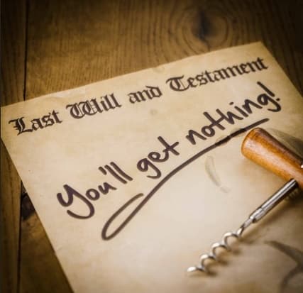 Disinherited Disinherited – Last Will Denying Inheritance