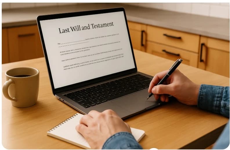 Can you write your own will online at home Can you write your own will using a free online