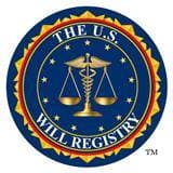 The U.S. Will Registry Logo The U.S. Will Registry logo representing the trusted national platform to register a will securely.