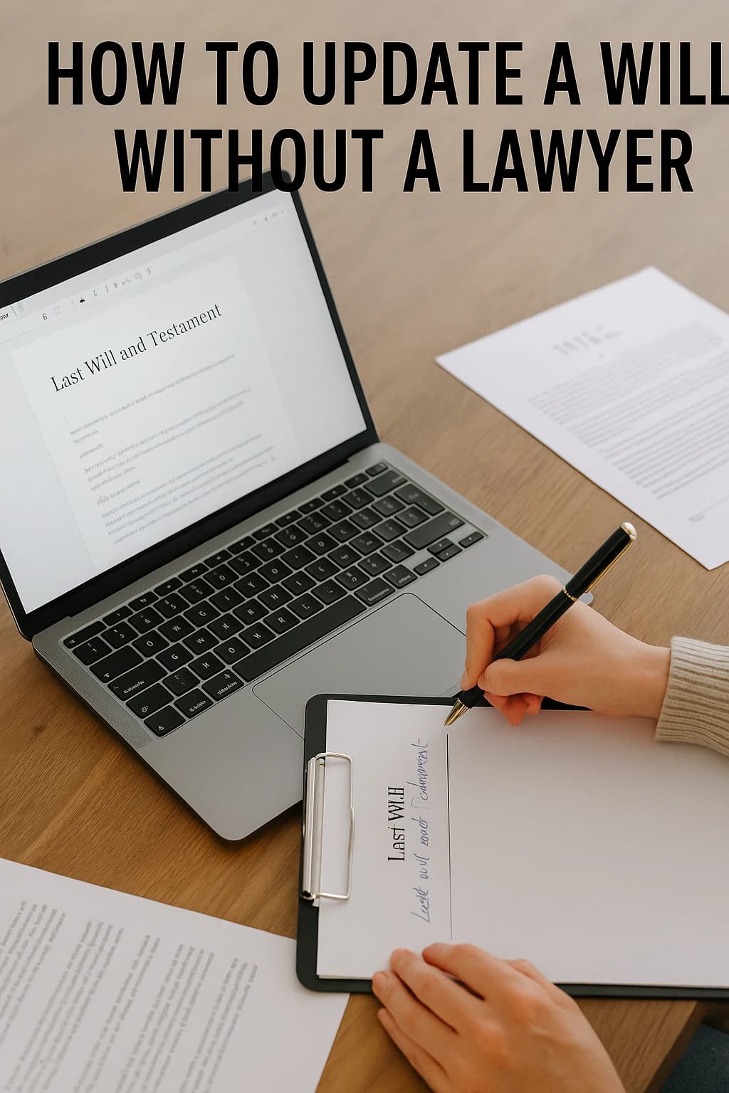 How to Update a Will Without a Lawyer Person learning how to update a will without a lawyer online.
