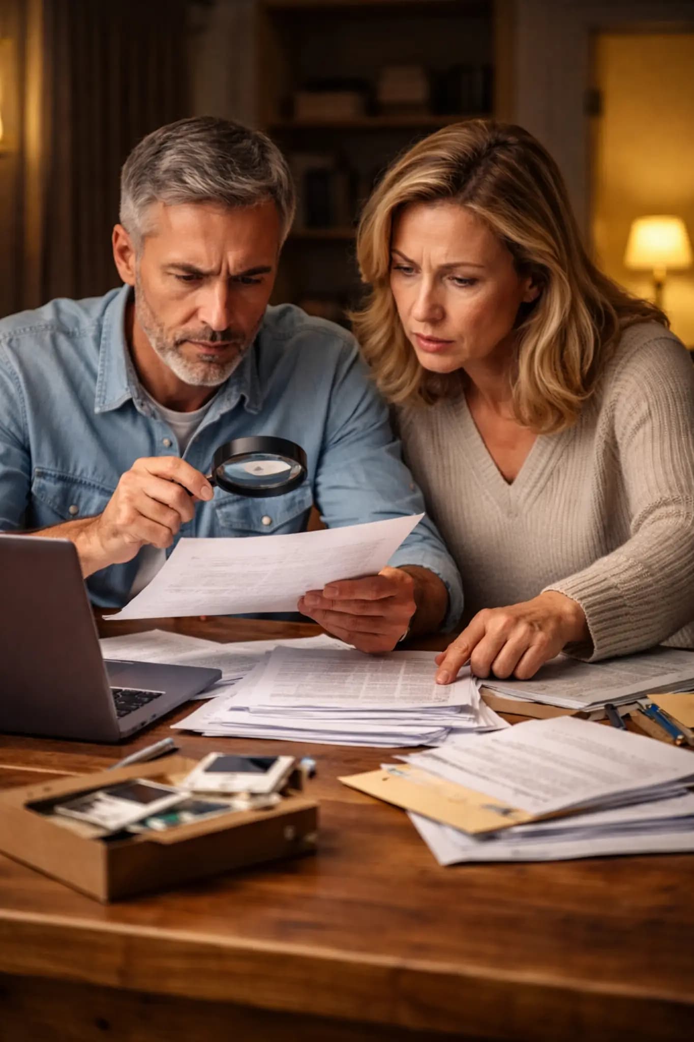 How to locate a missing inheritance Locate a missing inheritance by reviewing documents and financial records at home