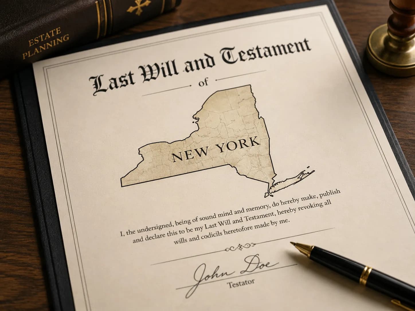new-york-will-document How to find a will in New York using probate records and estate documents