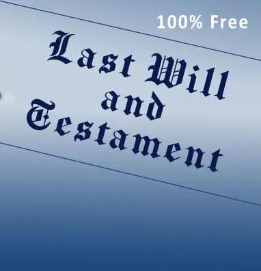 Write a free last will and testament